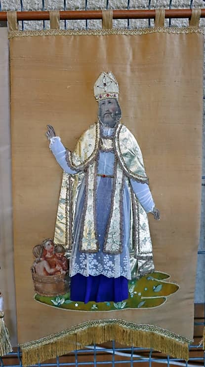 Restauration d’une œuvre d’art religieuse (Saint Nicolas) dans l’église St Féréol